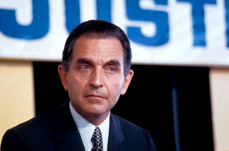 French Right Wing Politician Joseph Fontanet, One of The Fondaters of Cdp Political Party, He Was Minister of Education in 1972-1974, here in The 70'S (photo)