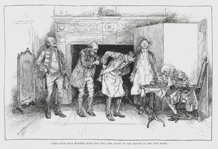 Illustration for She Stoops to Conquer by Oliver Goldsmith (litho)