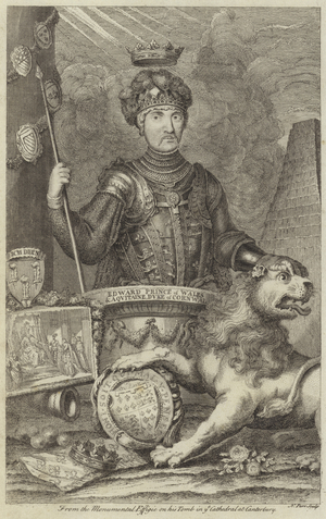 Portrait of Edward, Prince of Wales (engraving)