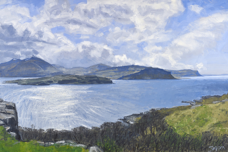 Eorsa, Loch na Keal, 2013 (oil on canvas)