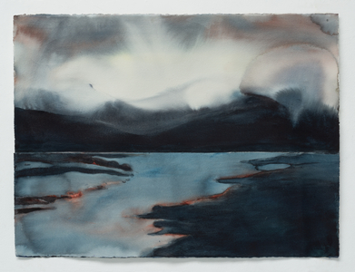 Fjord 2, 2025 (watercolour)