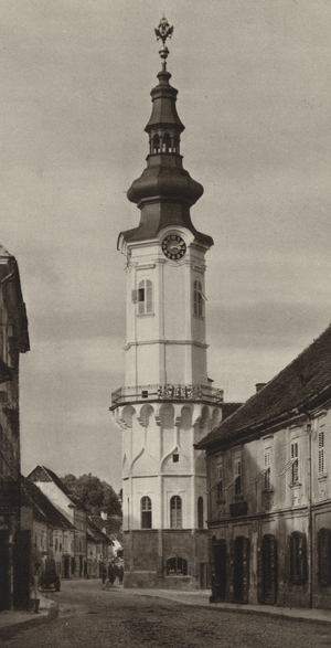 In Radkersburg (b/w photo)