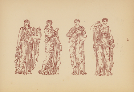 Ancient Greek Female Costume (litho)