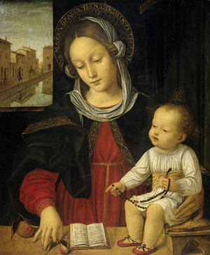 Madonna and Child, 1500 (oil on panel)