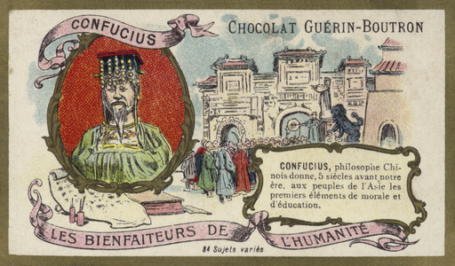 Confucius, Chinese philosopher (chromolitho)