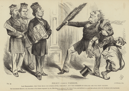 Policy versus Passion (engraving)