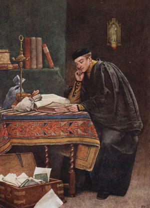 Shakespeare's The Merchant of Venice: Antonio (colour litho)