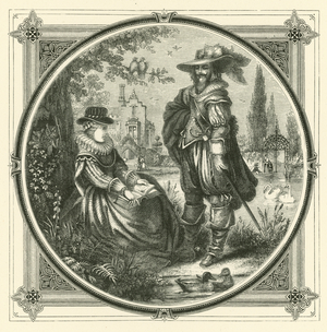 Birdes of one feather will flocke together (engraving)