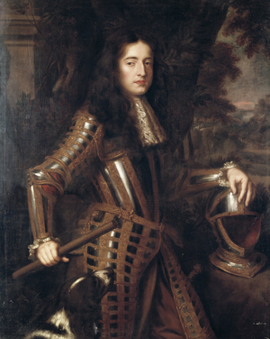 Portrait of William III as Prince of Orange, mid 17th century (oil)