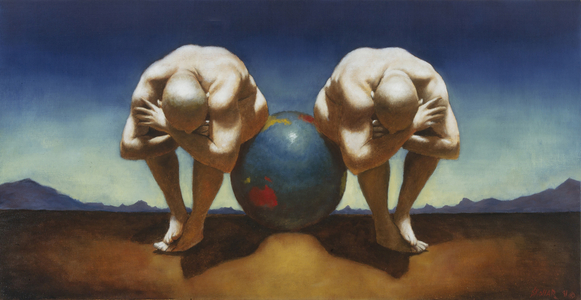 Lost, 1990 (oil on linen)