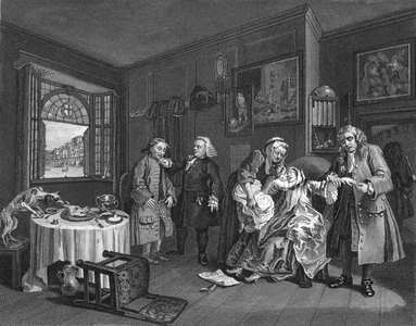 Marriage a la Mode: Death of the Countess (engraving)