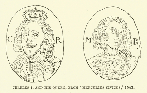Charles I and his queen, from Mercurius Civicus, 1643 (engraving)