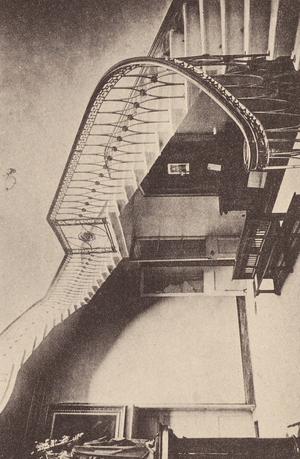 Convent of the Sacred Heart, Roehampton: Stone Staircase (b/w photo)