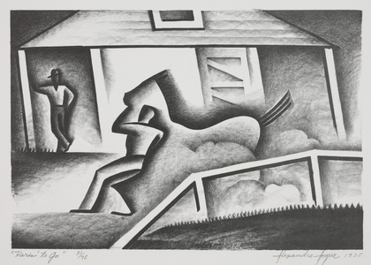 Rarin' To Go, 1935 (litho)