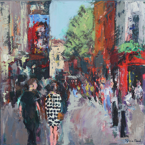 Spotty Dress London, 2024 (acrylic)