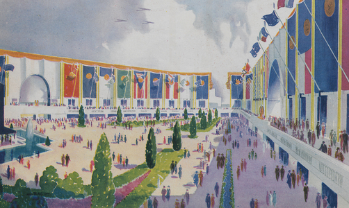 The Hall Of States At The Century Of Progress
