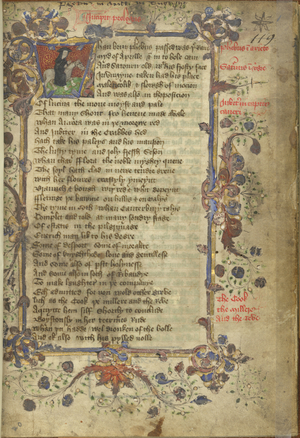 Lydgate's poem on Thebes