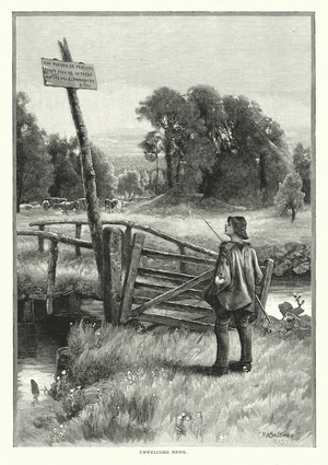 Unwelcome news (engraving)