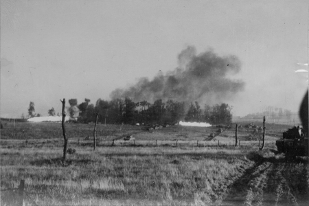 Burning Forest, 1942 (b/w photo)