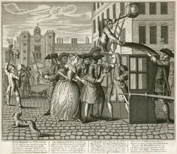 St James Palace, satirical print