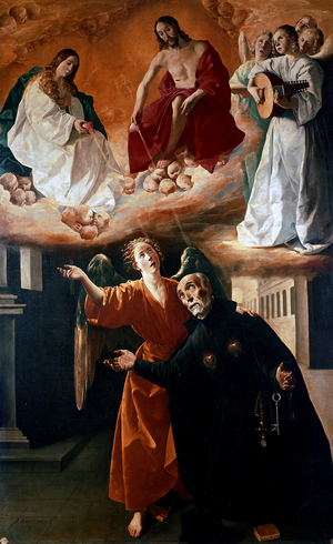 The vision Blessed Alonso Rodriguez, 1630 (oil on canvas)
