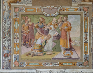 The cycle of the Deeds of Godfrey of Bouillon at the capture of Jerusalem, c.1589-94 (fresco)