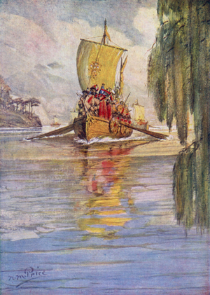 The Pibroch of Donald Dhu (colour litho)