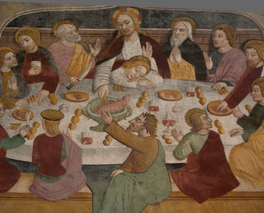 Scenes from the life of Christ, c.1492 (fresco) (detail of 3702462)