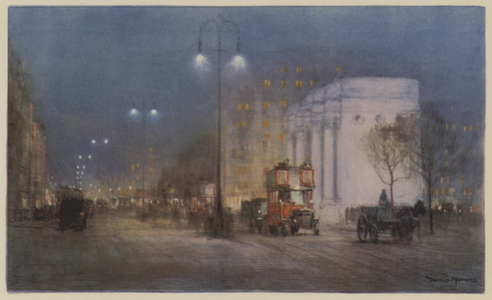 A dream of Marble Arch (colour litho)