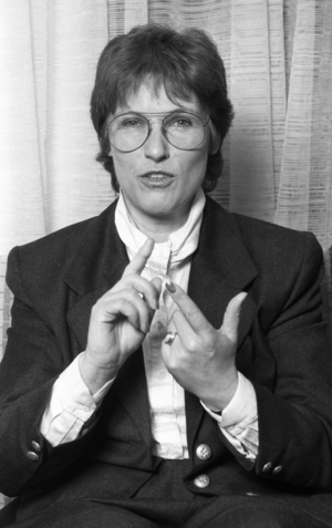 Irmgard Adam-Schwaetzer, 1989 (photo)