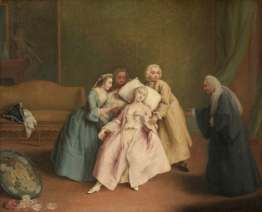 The Faint, c.1744 (oil on canvas)