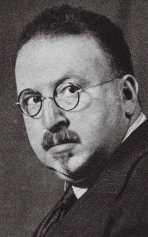 Portrait of S Van Abbe (b/w photo)
