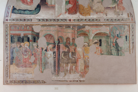 Stories of St. John the Evangelist (fresco) (detail of 3707571)