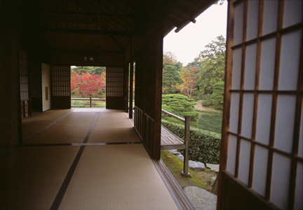 Interior of Villa Katsura, Kyoto, Japan (photo)