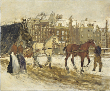 The Rokin, 1923 (oil on panel)