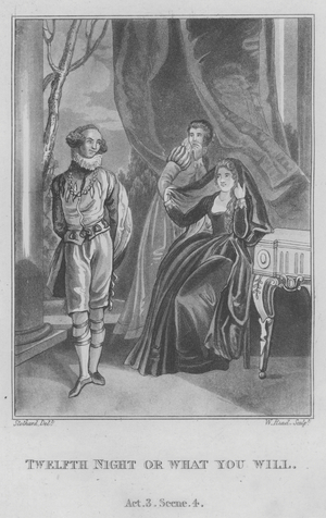 Twelfth Night or What You Will, Act 3, Scene 4 (engraving)