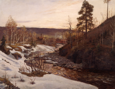 Spring theme from Skurva, 1891 (painting)