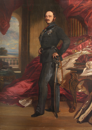 H.R.H Prince Albert (oil on canvas)