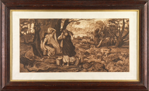 Only a Shower (etching)