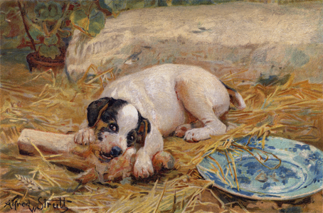 The Nearer the Bone, the Sweeter the Meat (chromolitho)