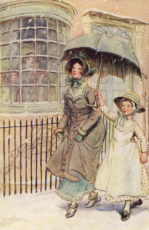 Illustration for Quality Street (colour litho)