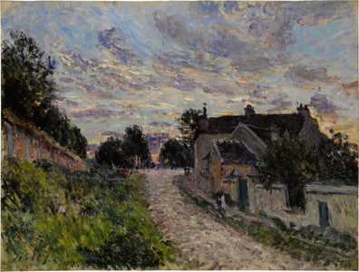 A Path at Louveciennes, circa 1876 (oil on canvas)