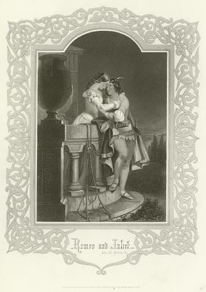 Romeo and Juliet, Act III, Scene V (engraving)
