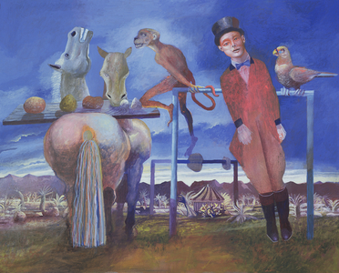The Ring Master, 1998 (gouache on paper)