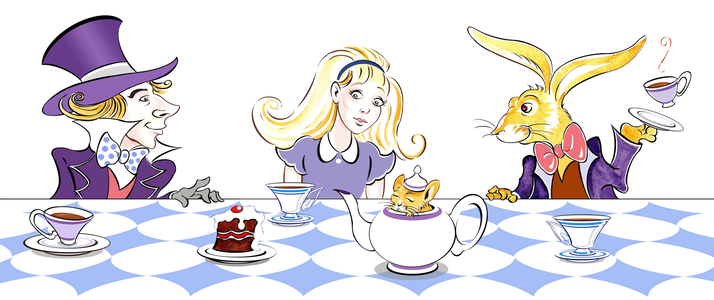 The Mad Hatter's Tea Party - illustration to  Lewis Carroll 's 'Alice's Adventures in Wonderland' (1865), 2005