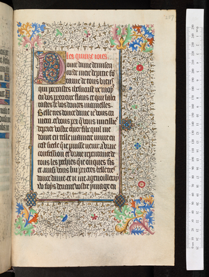 Prayers and devotions, Book of Hours, Use of Sarum, 1440-50 (illuminated manuscript)