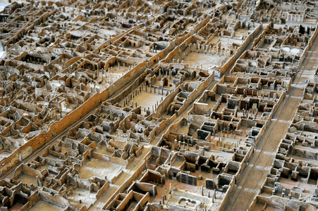 Plastic model of Pompeii (1:100), 1861-79