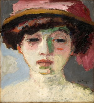 Portrait de Fernande Olivier, 1907 (oil on cardboard)
