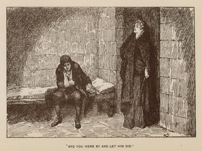 Illustration for The History of Henry Esmond by Thackeray (litho)