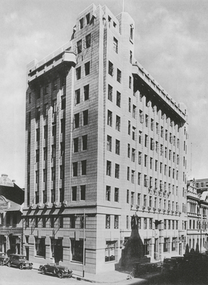 Union House, Johannesburg, Architects, Stucke & Harrison And F Williamson (b/w photo)